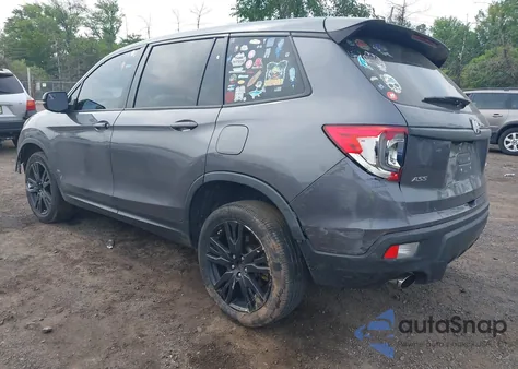 2019 Honda Passport Sport из США, поврежденный, VIN 5FNYF8H23KB018020